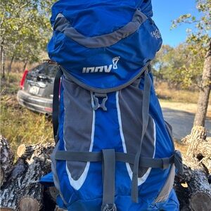 Blue and Gray Men's Backpack